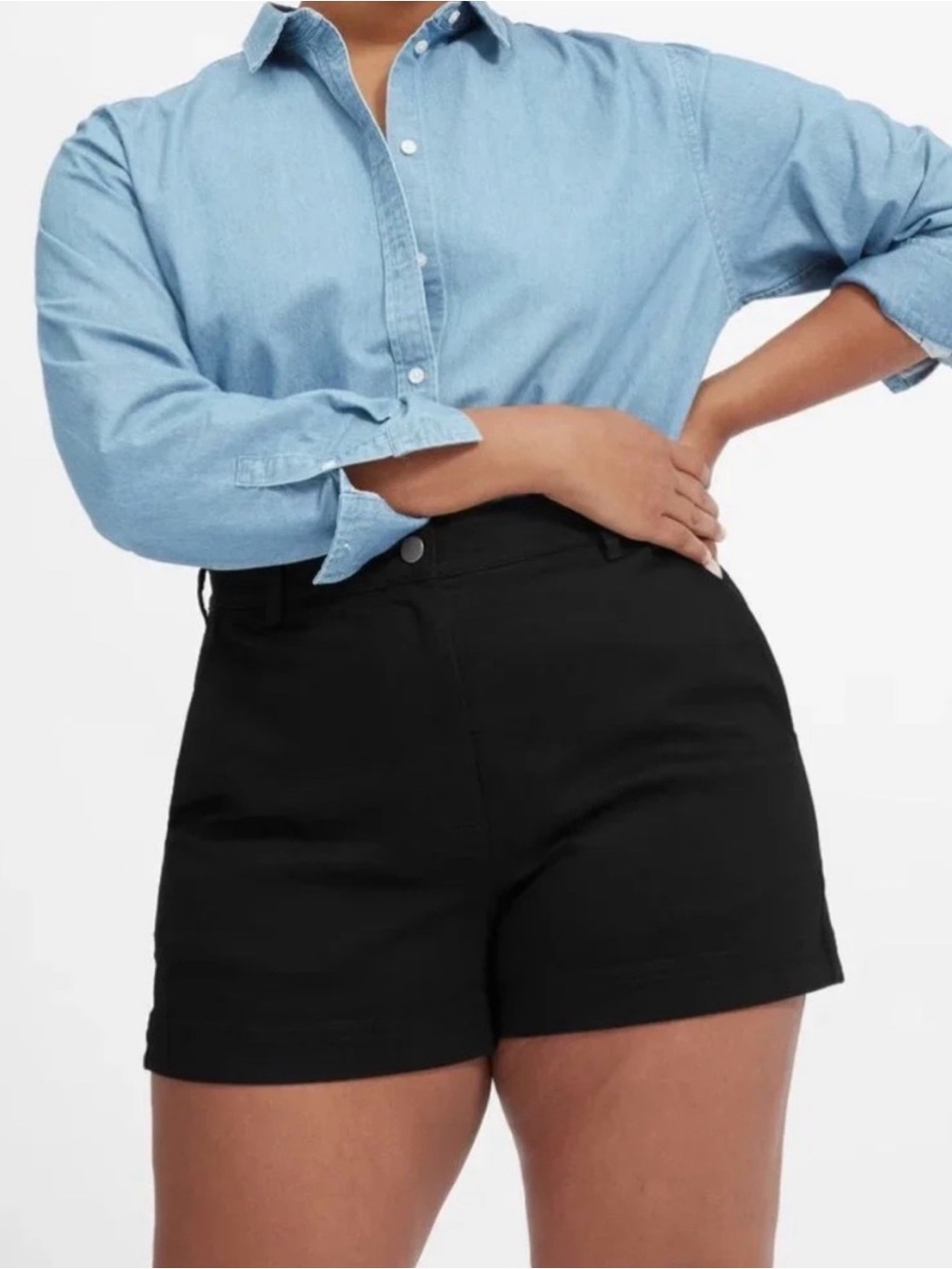 Everlane Cotton Twill Utility Shorts - 8